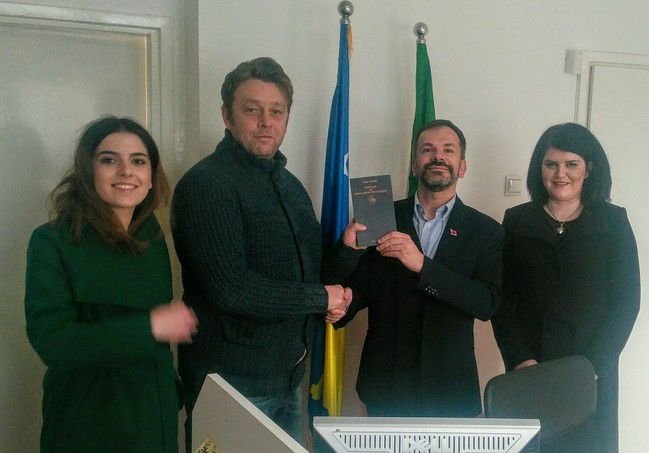 con Hamid Bula Presidente CCIAA italiana in Kosovo ~2