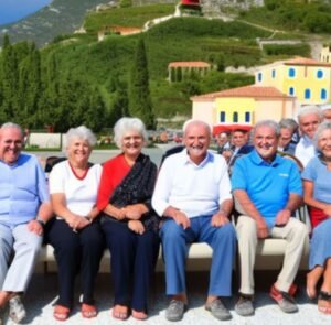 pensionati in albania felici con la pensione