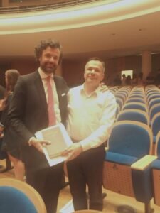 con Alvaro Renedo Zalba Ambasciatore spagnolo