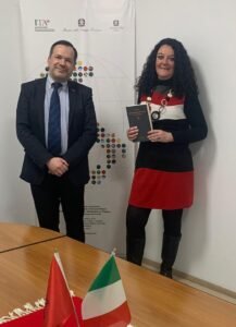 with Francesca Mondello DG ICE Ita Albania and Kosovo